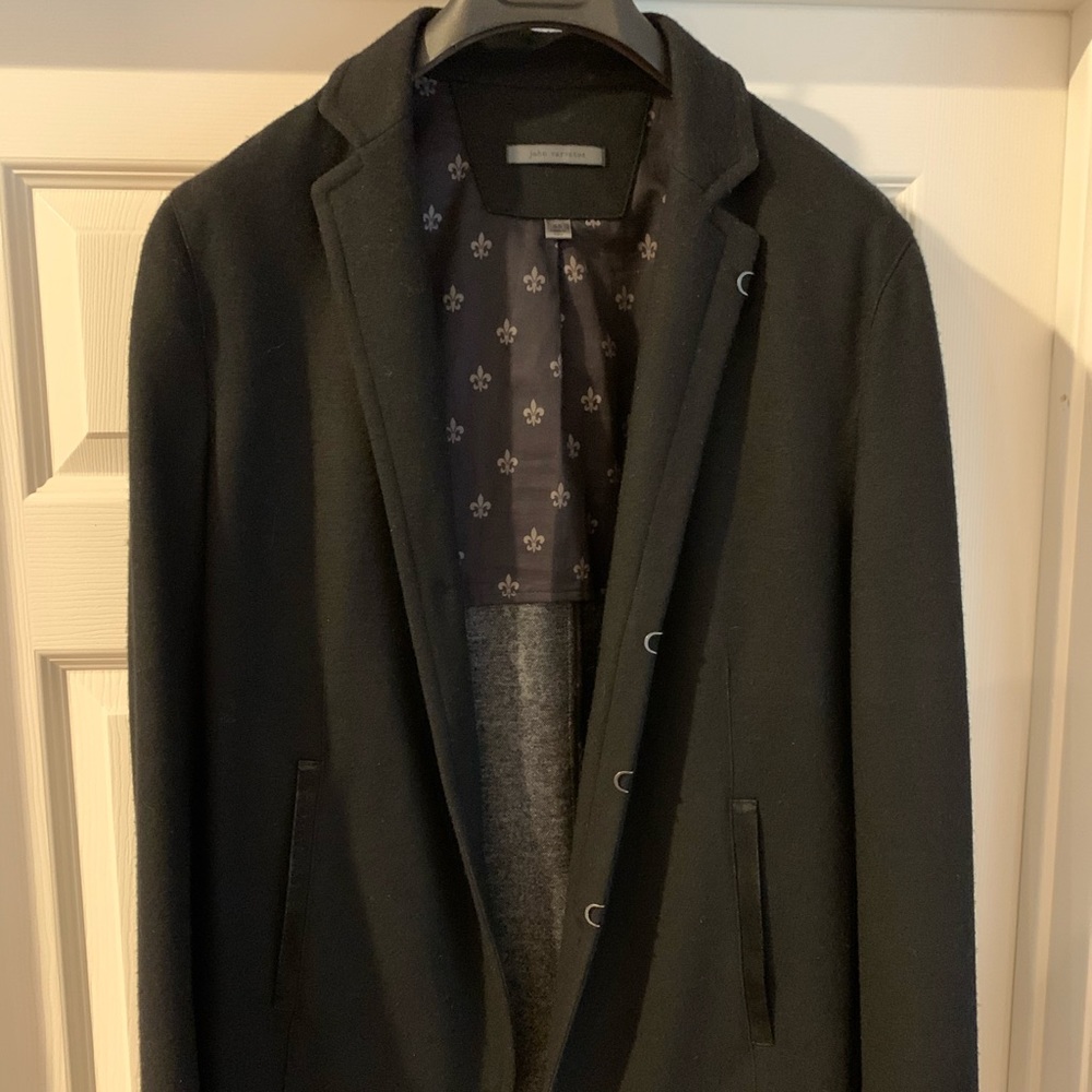 John Varvatos Wool Pea Coat